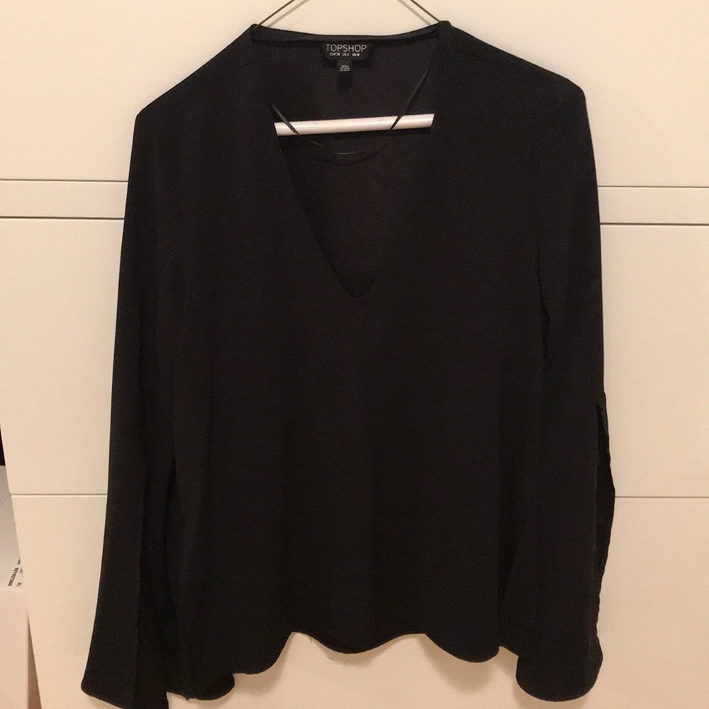Black Top Shop Blouse
